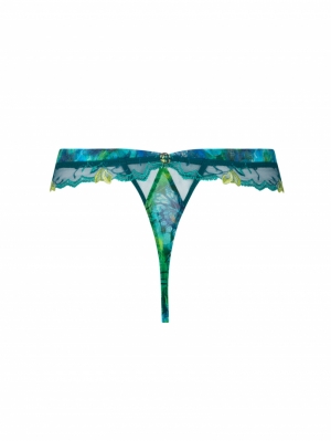 ACH0093 floral aqua